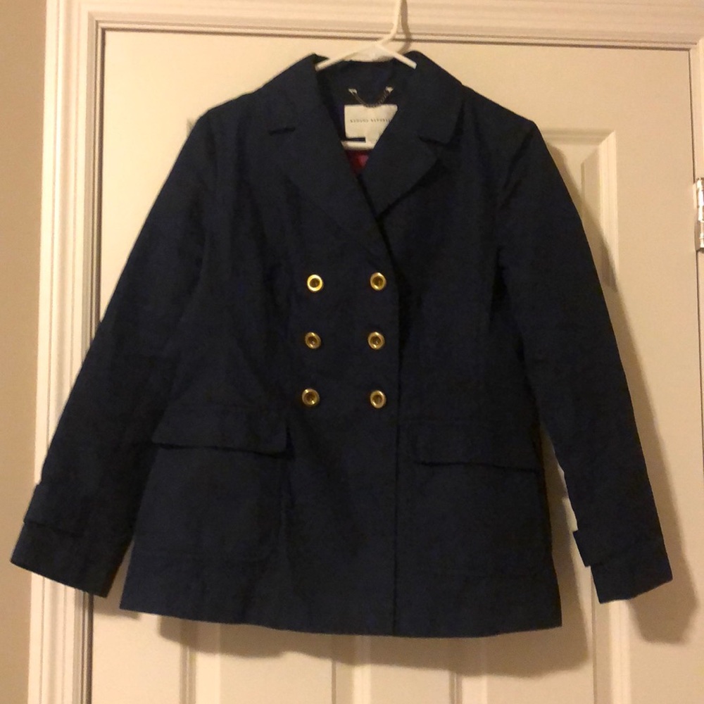 Cute & classic Banana Republic navy coat size MP